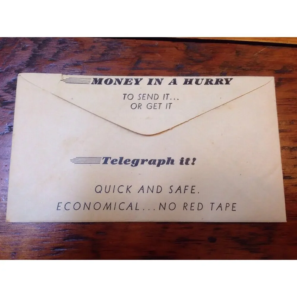 Lot 3 1948 Western Union Telegrams Luray Axton Virginia Harold Margaret Fitch